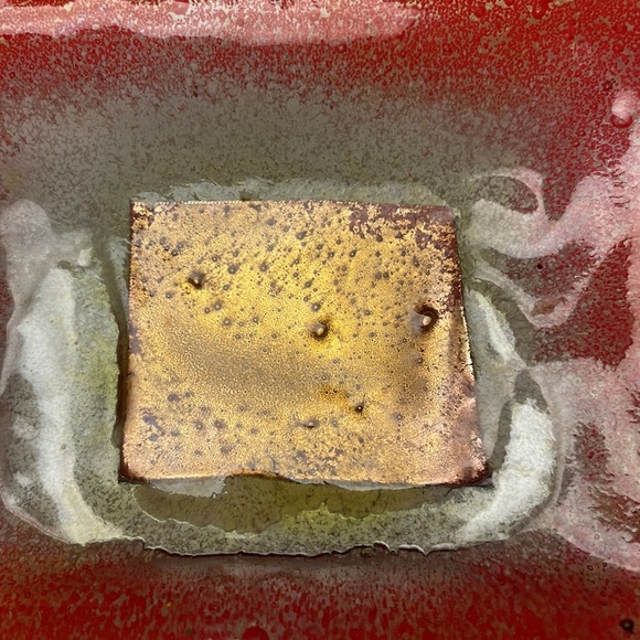 Vintage Italian Rectangle Glass Art Dish. - Picture 2 of 7